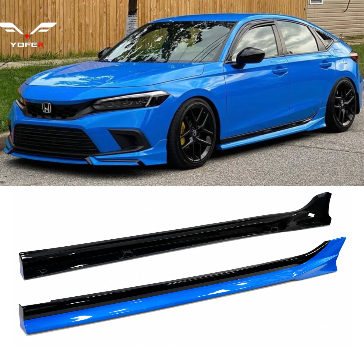 2022-2026 Honda Civic Yofer Side Skirts