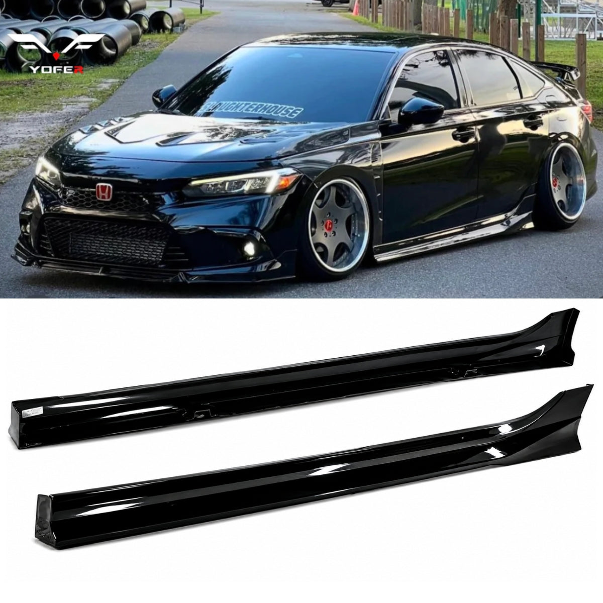 2022-2026 Honda Civic Yofer Side Skirts