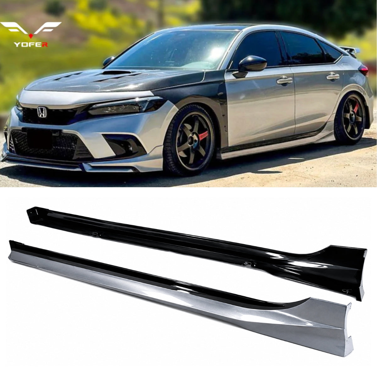 2022-2026 Honda Civic Yofer Side Skirts