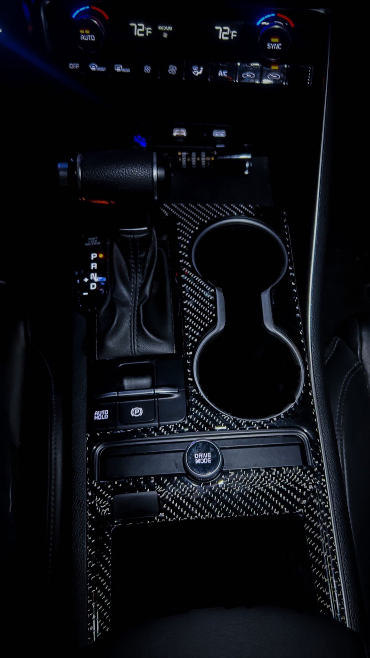 2021+ Kia K5 Carbon Fiber Shifter Trim