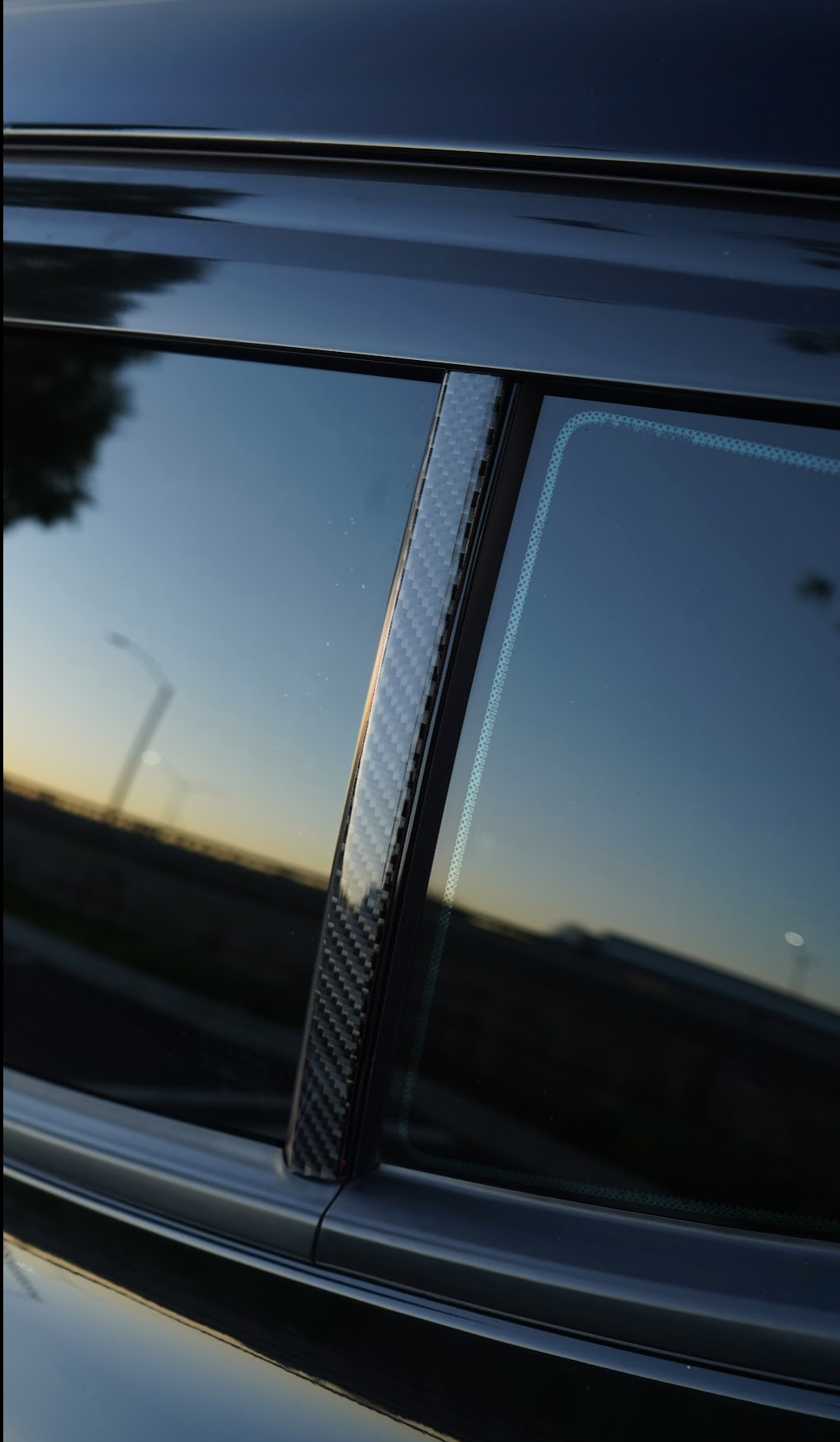 2017+ Kia Stinger Carbon Fiber Pillars (Set of 8)