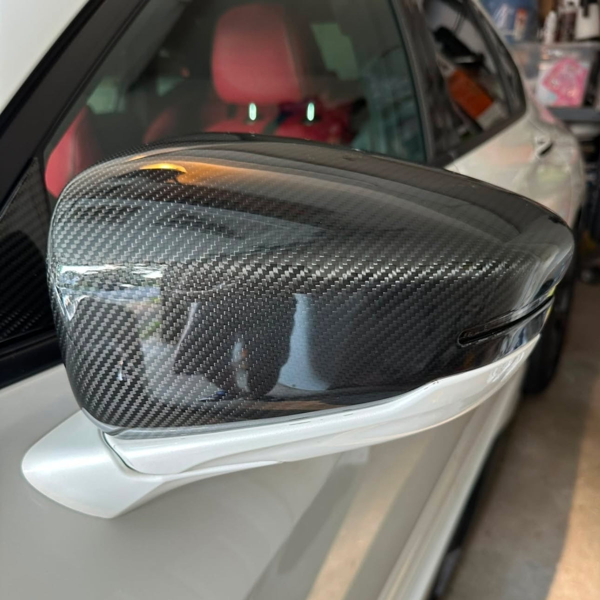2021+ Acura TLX Carbon Fiber Mirror Caps