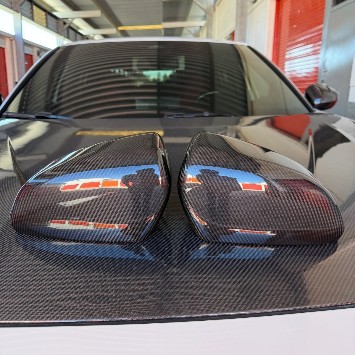 2021+ Acura TLX Carbon Fiber Mirror Caps