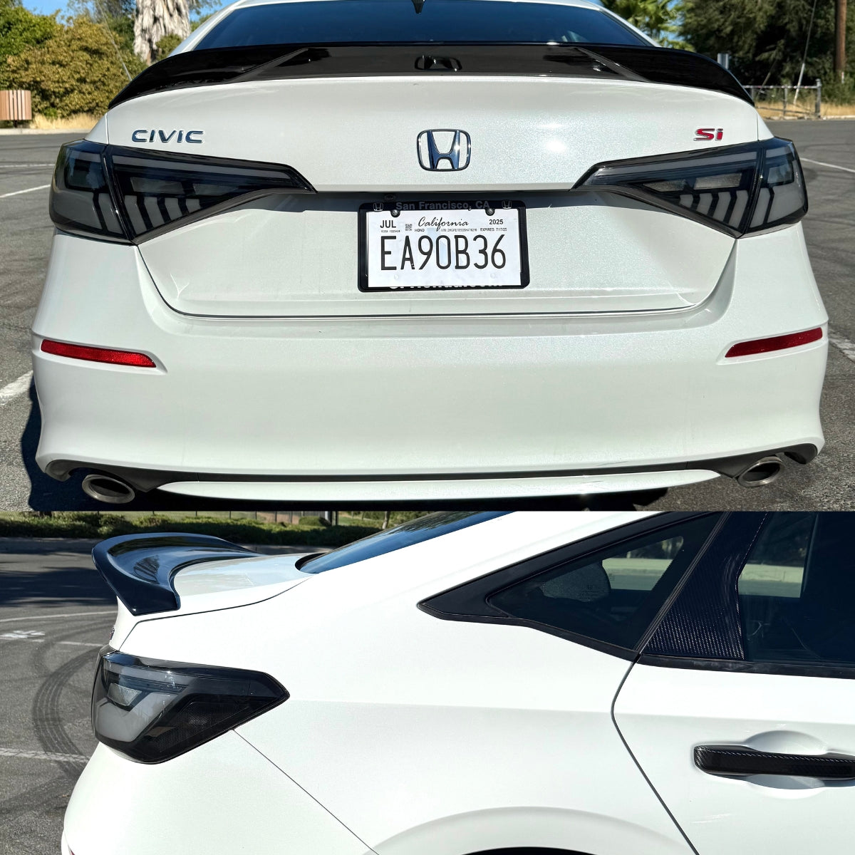 2022+ 11th Gen Civic Sedan Gloss Black Duckbill Spoiler