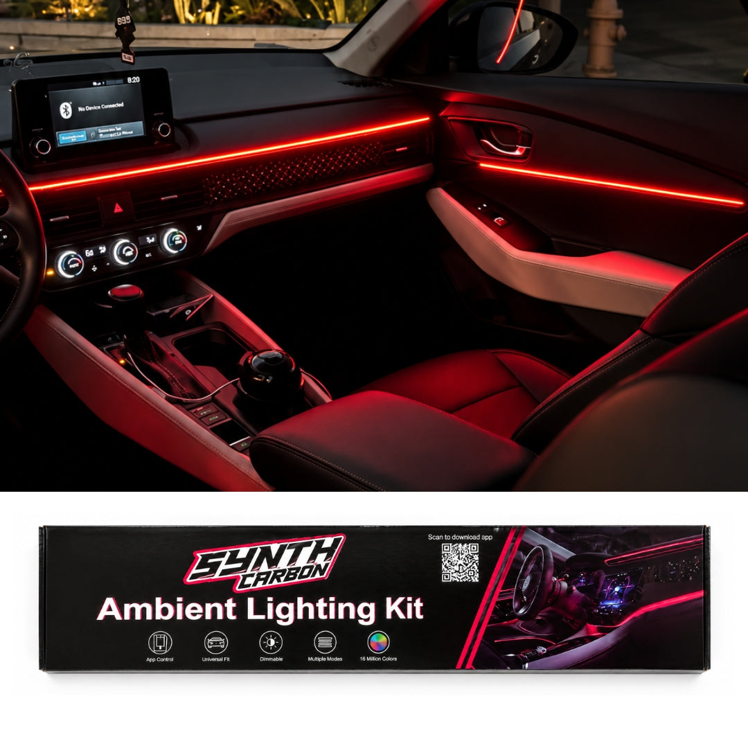 Universal LED Interior Ambient RGB Lighting Kit