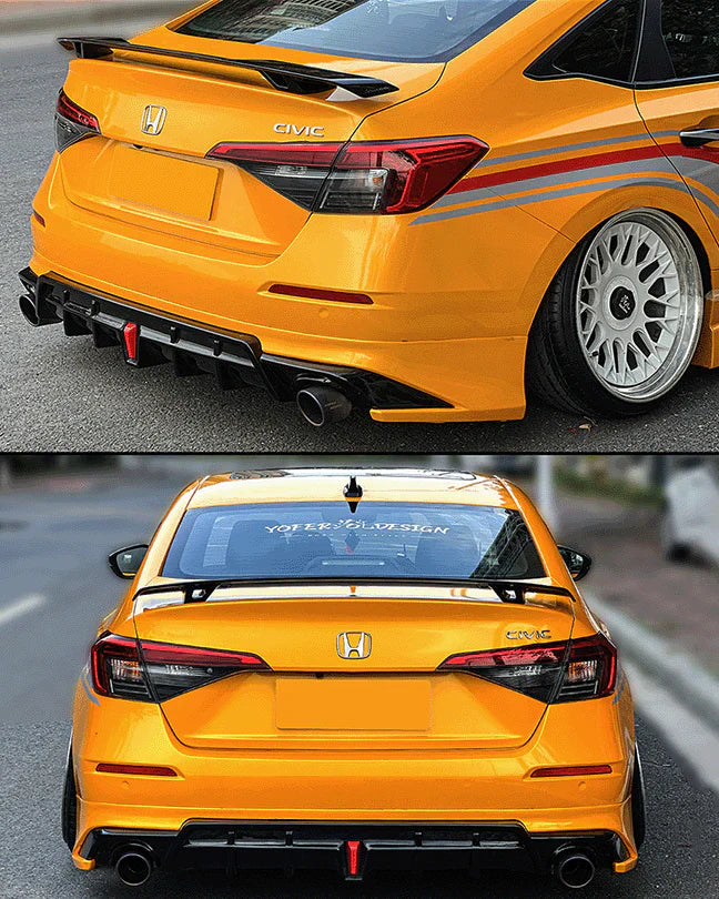 2022+ 11th Gen Honda Civic Gloss Black Yofer Spoiler