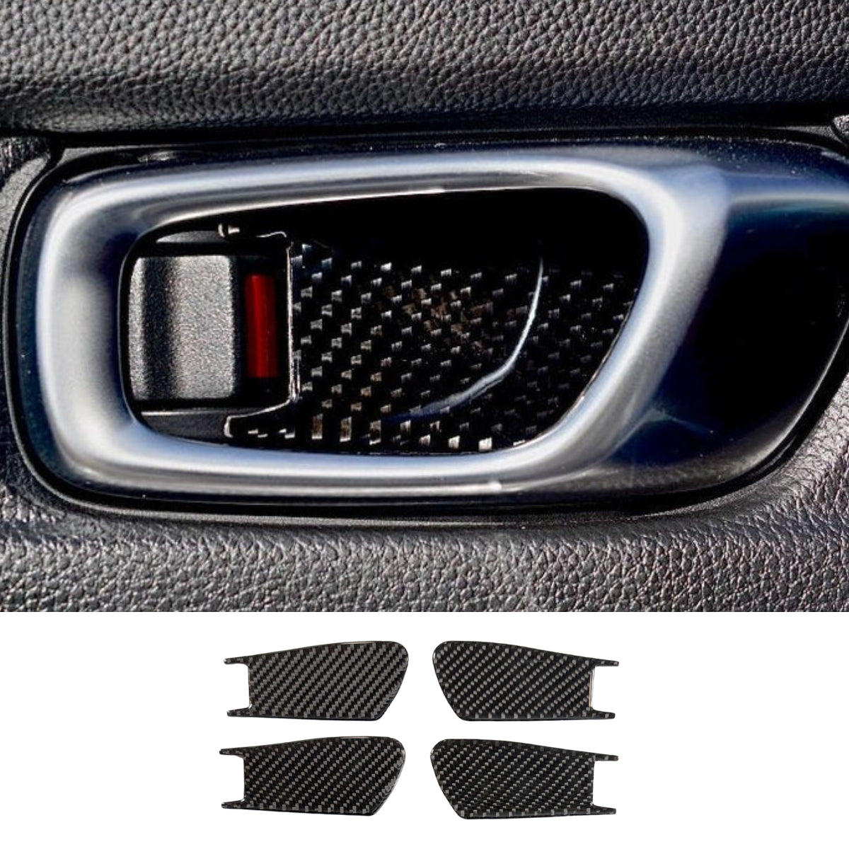 2022+ Honda Civic/Integra Carbon Fiber Inner Door Bowl Trim