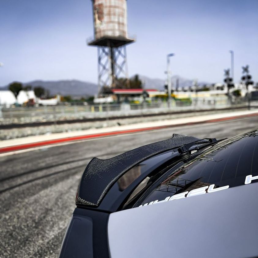 Synth Carbon Carbon Fiber Spoiler for 2016 + Civic X Hatchback FK8/FK7