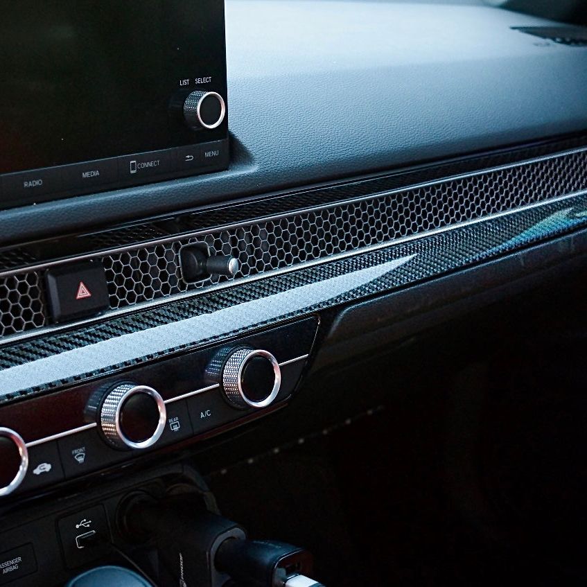 2022+ Civic Carbon Fiber Dashboard Trim