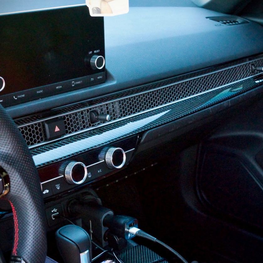 2022+ Civic Carbon Fiber Dashboard Trim