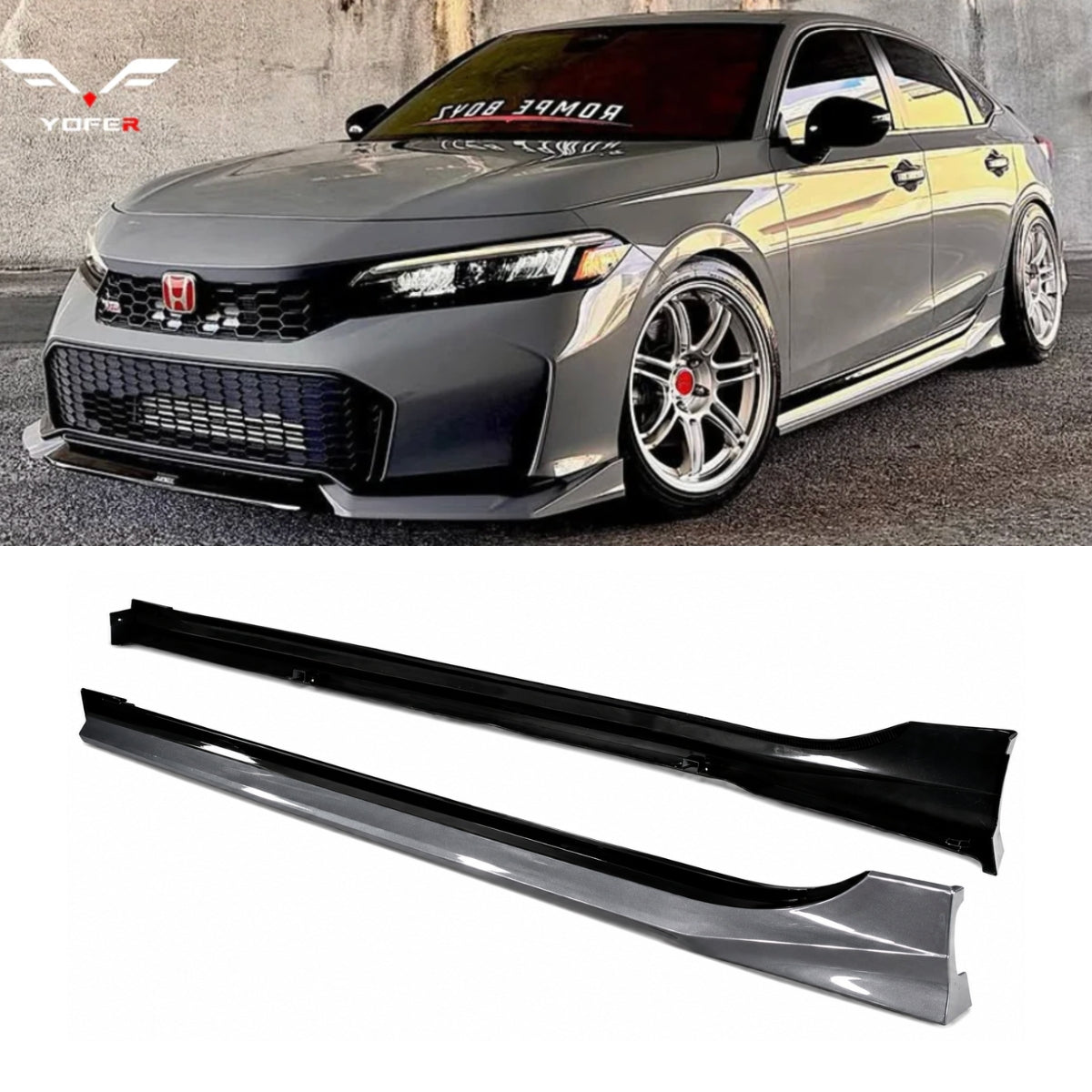 2022-2026 Honda Civic Yofer Side Skirts