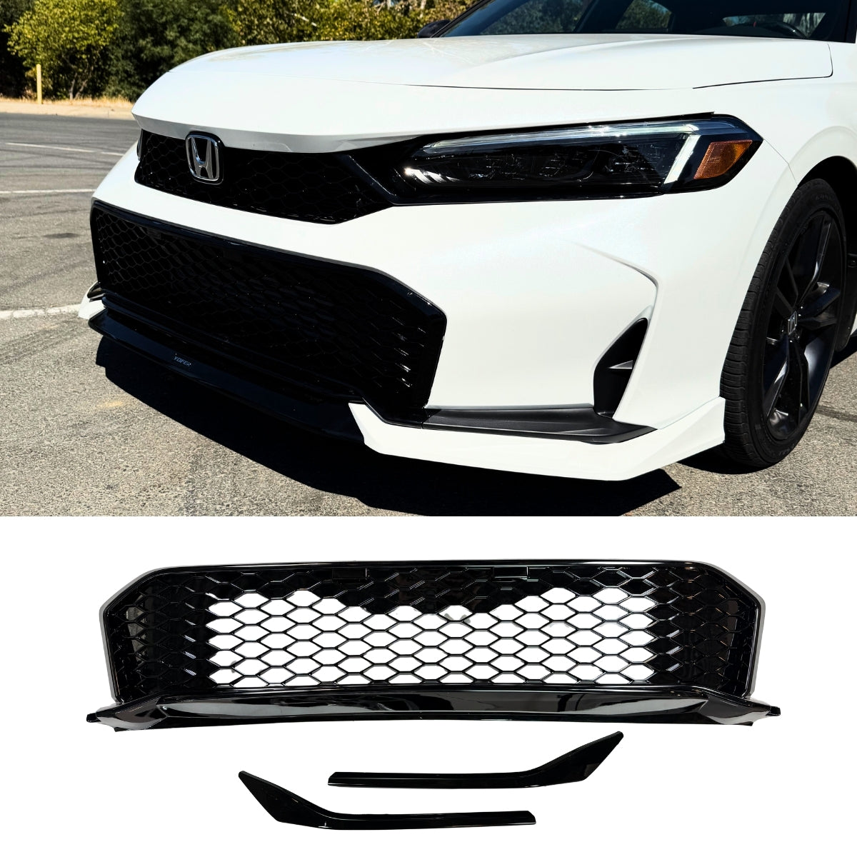 2025+ 11th Gen Civic Type R Style Lower Grill