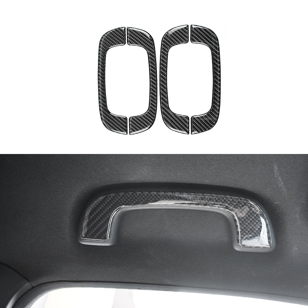 2022+ Civic Carbon Fiber Interior Grab Handles Trim