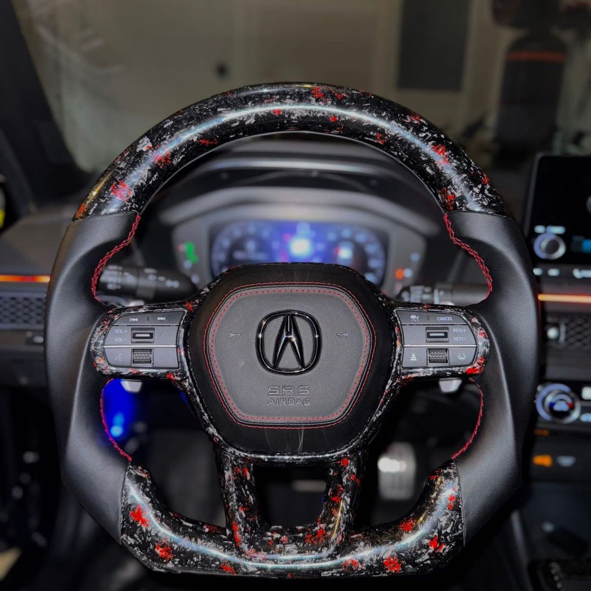 2022+ Civic/Integra Carbon Fiber Steering Wheel