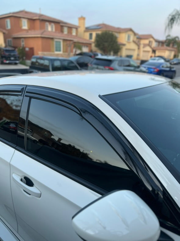 2022+ Civic Sedan/Hatchback Gloss Black Mugen Style Visors