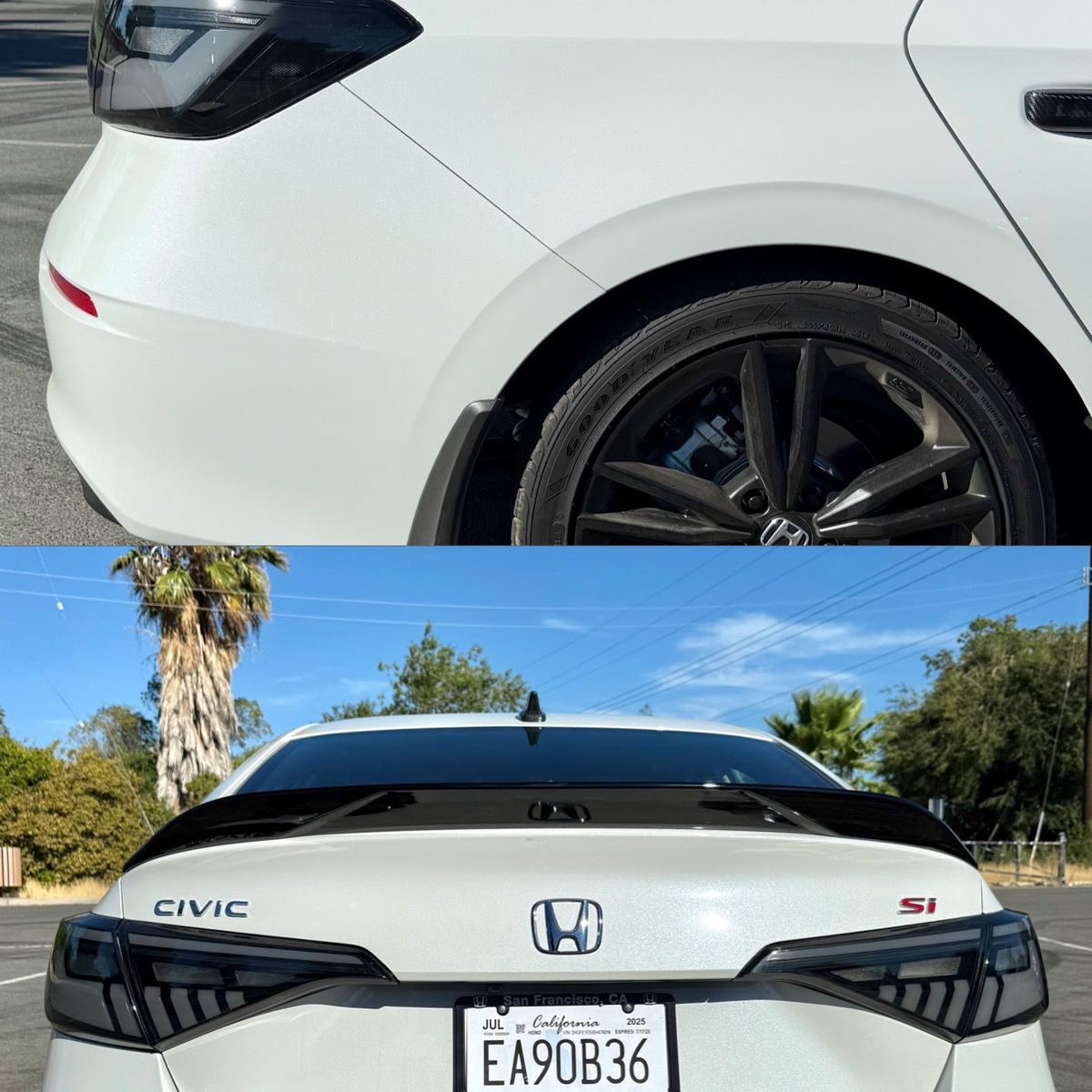2022+ 11th Gen Civic Sedan Gloss Black Duckbill Spoiler