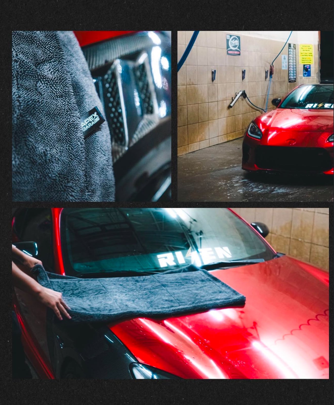 Apex Garage Twisted Loop 1400 GSM Drying Towel