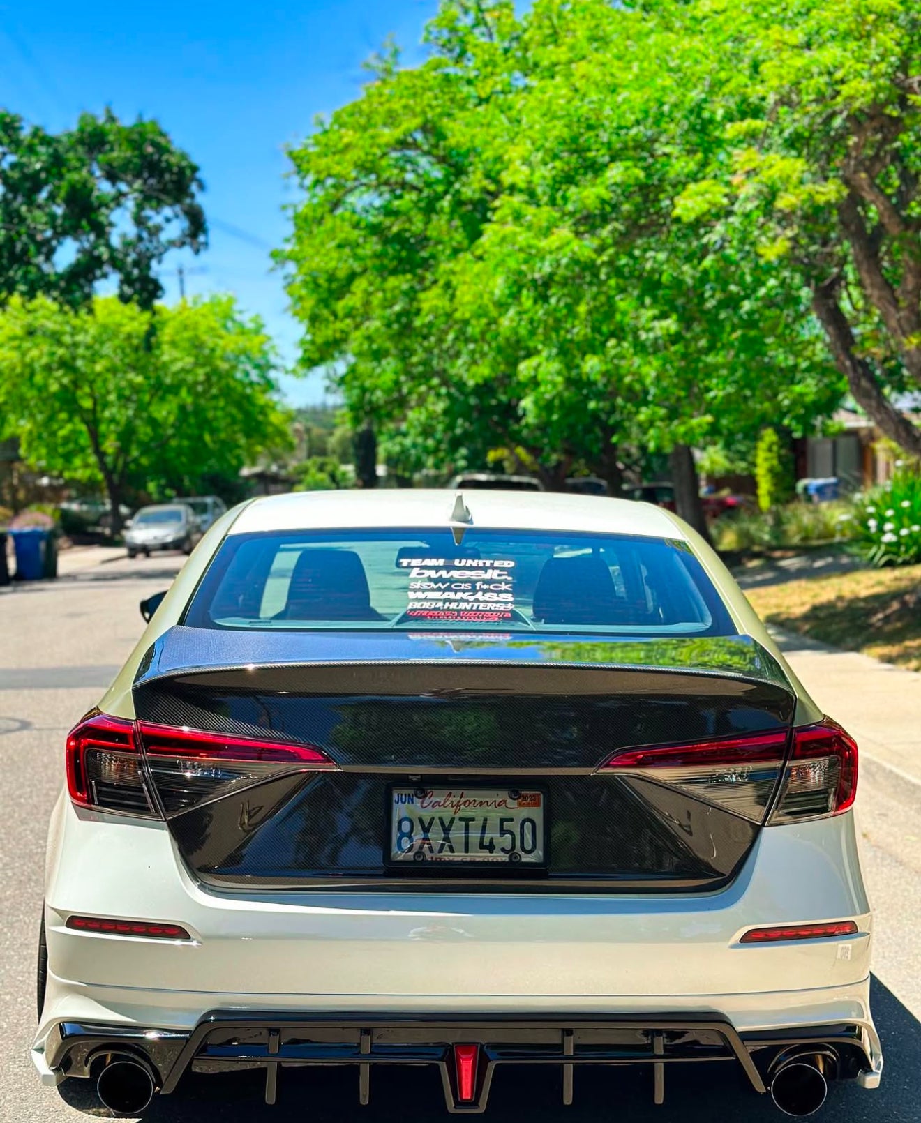 2022+ 11th Gen Civic Sedan CSL Style Carbon Fiber Trunk