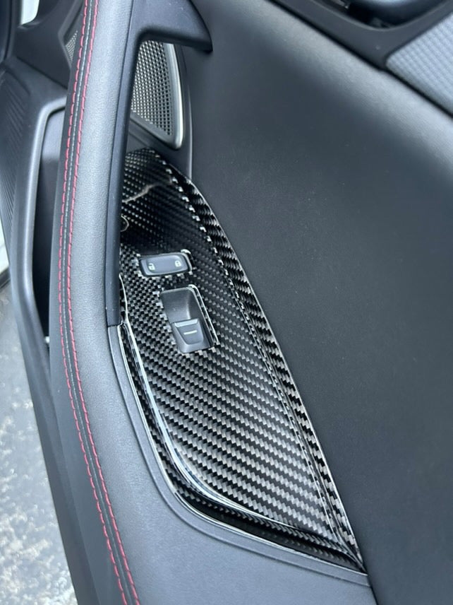 2021+ Acura TLX Carbon Fiber Window Switch Trim