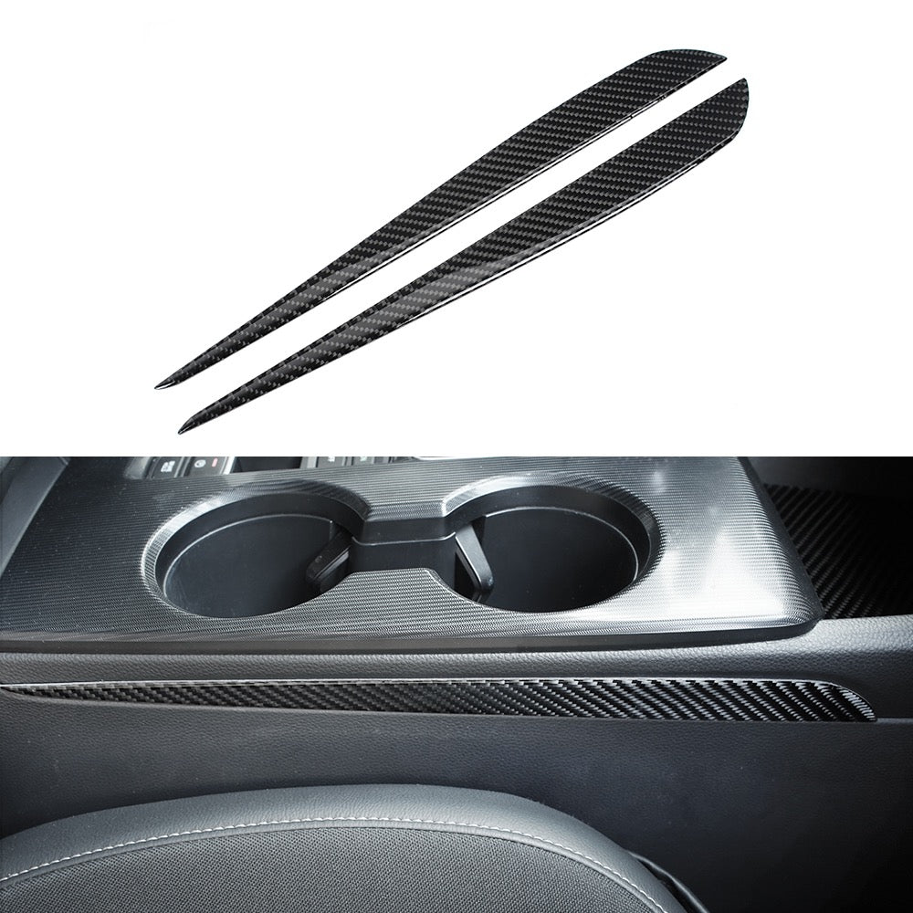2022+ Civic Carbon Fiber Center Console Side Accent Pieces