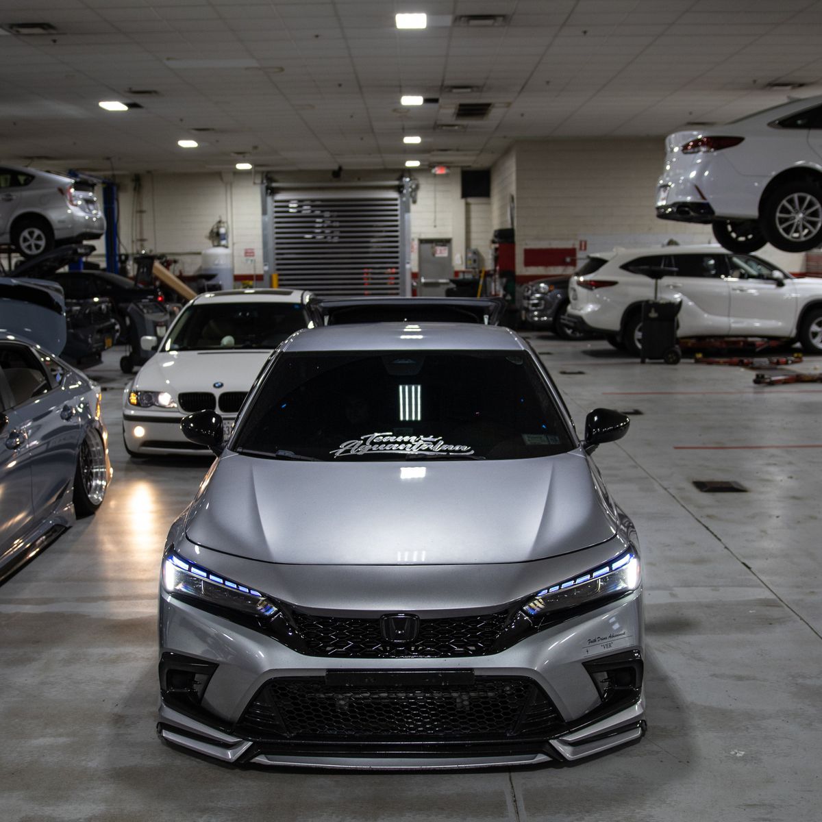 2022-2024 Honda Civic Yofer V3 Front Lip (4pc)