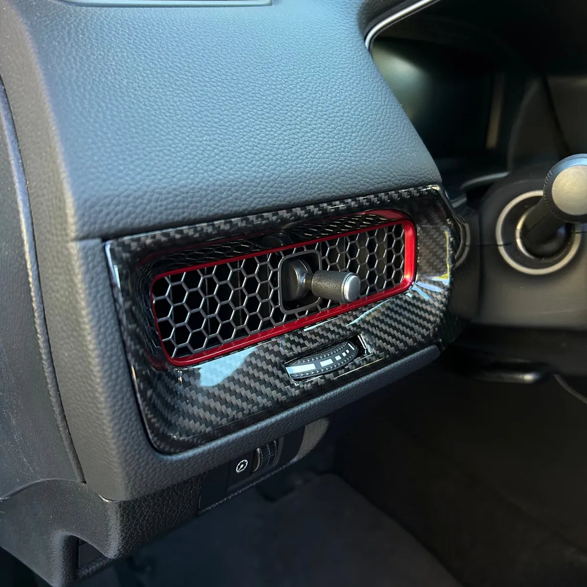 2022+ Civic Dry Carbon Fiber Full Dashboard Kit