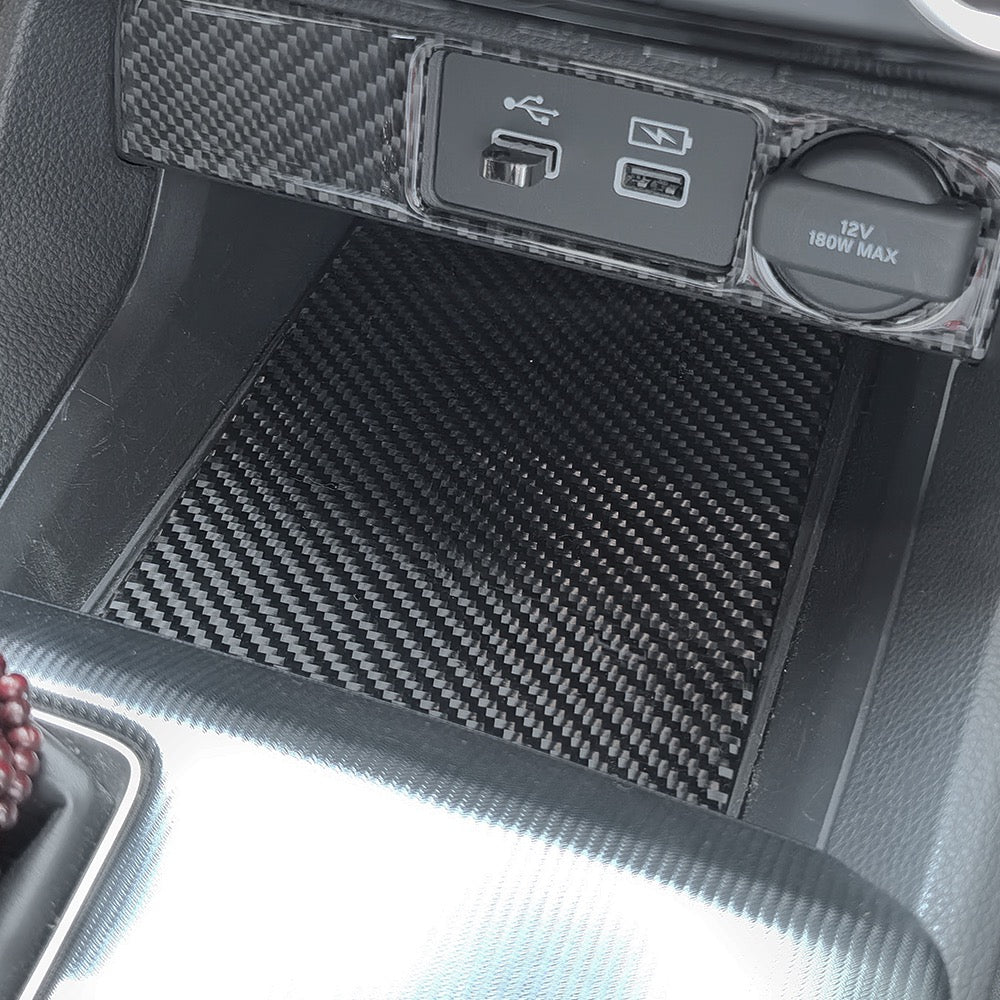 2022+ Civic Carbon Fiber Interior Storage Trim