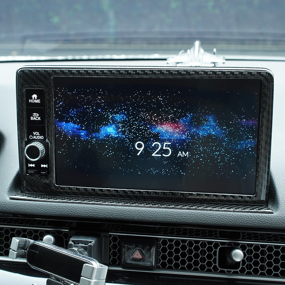 2022+ Civic Carbon Fiber Infotainment Display Overlay