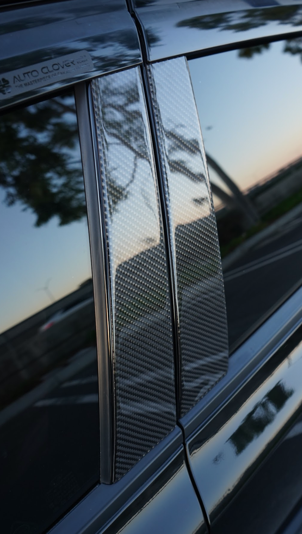 2017+ Kia Stinger Carbon Fiber Pillars (Set of 8)