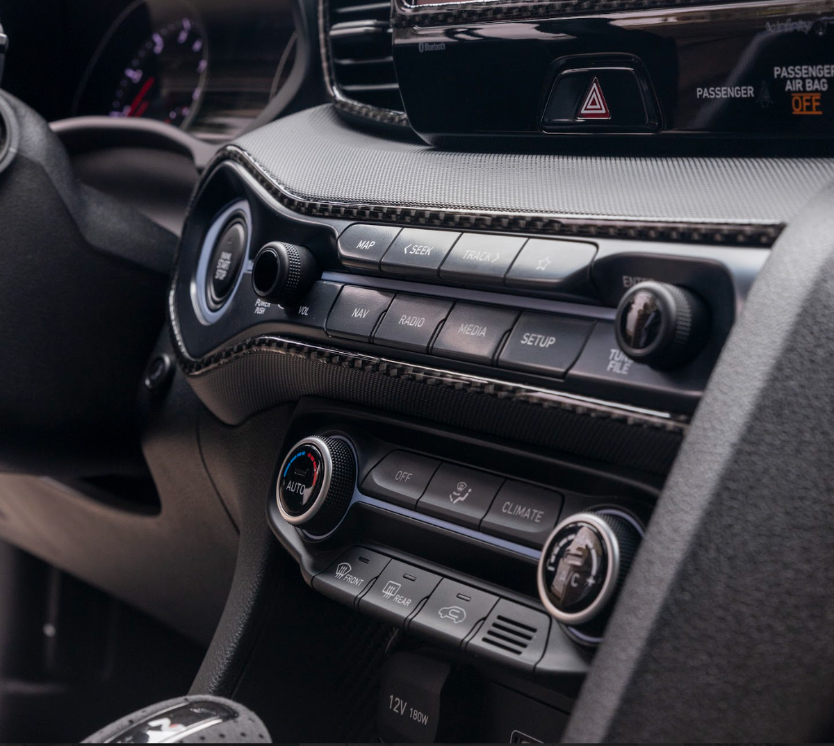 2019+ Hyundai Veloster Media Control Surround Trim
