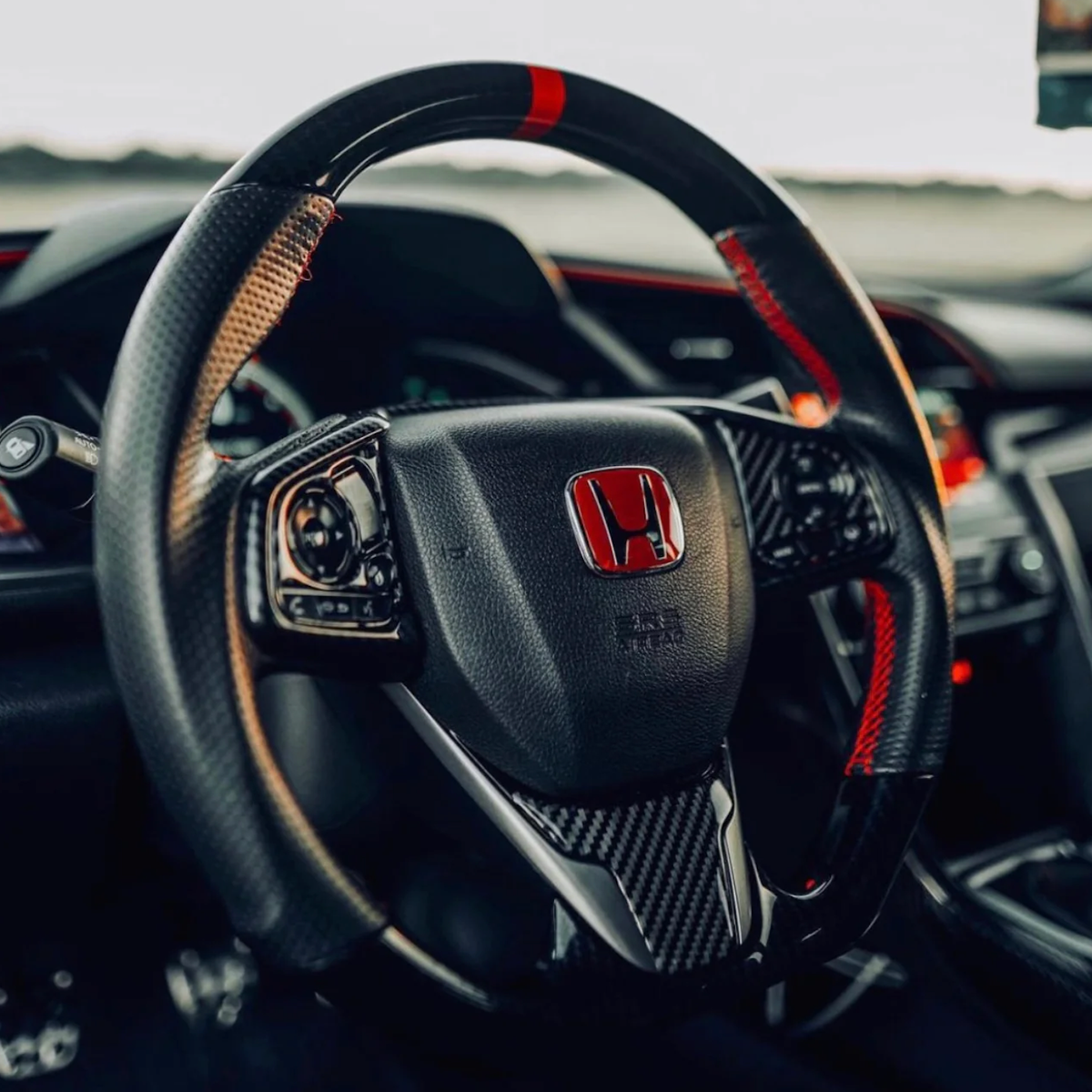 2016-2021 Civic/Carbon Fiber Steering Wheel