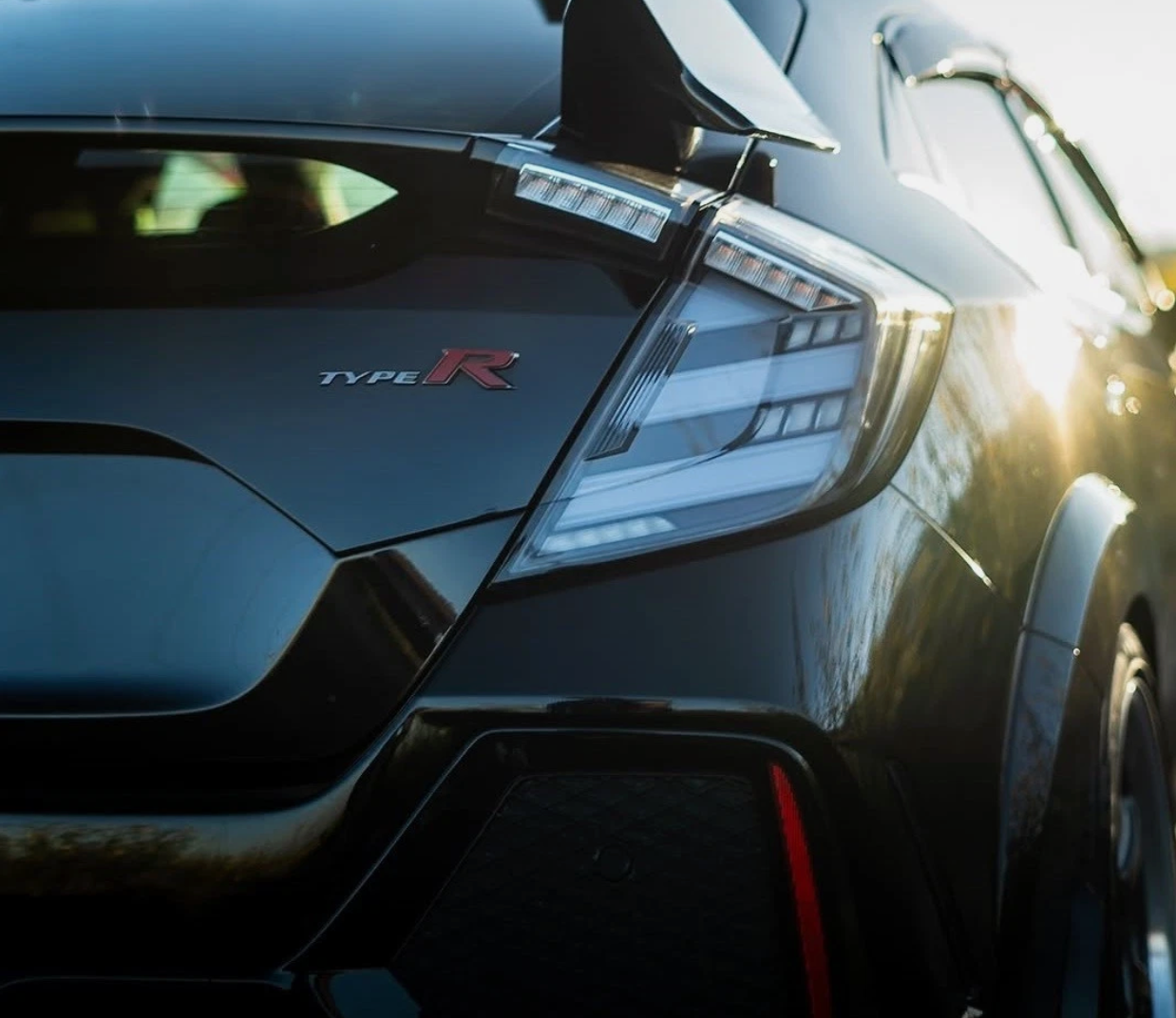 2016-2021 Civic X Mugen Style Hatchback Type R Clear White Tail Lights