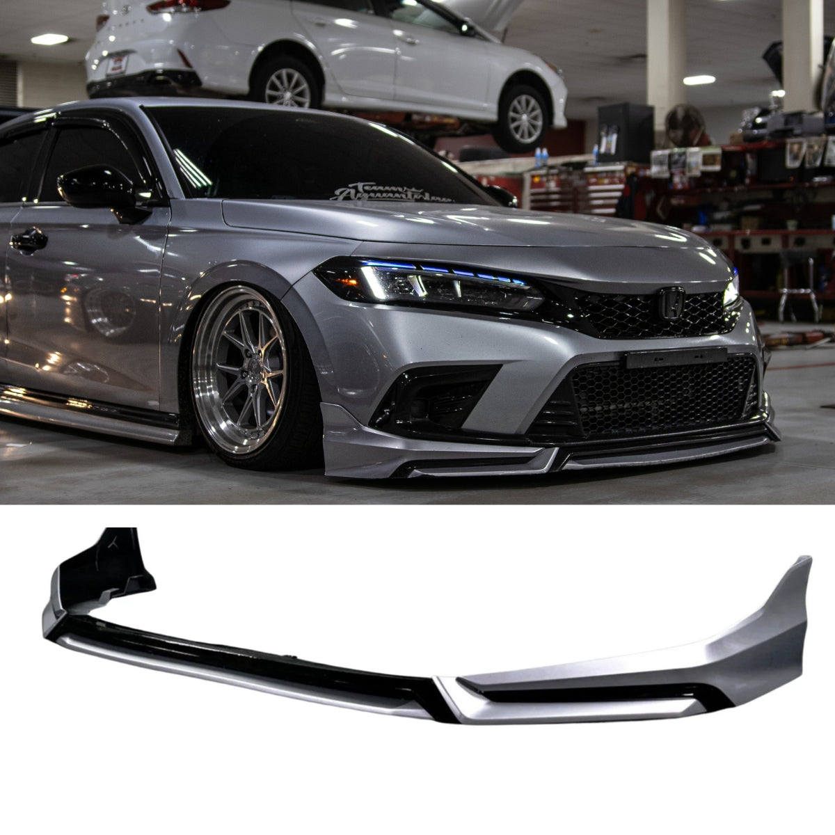2022-2024 Honda Civic Yofer V3 Front Lip (4pc)