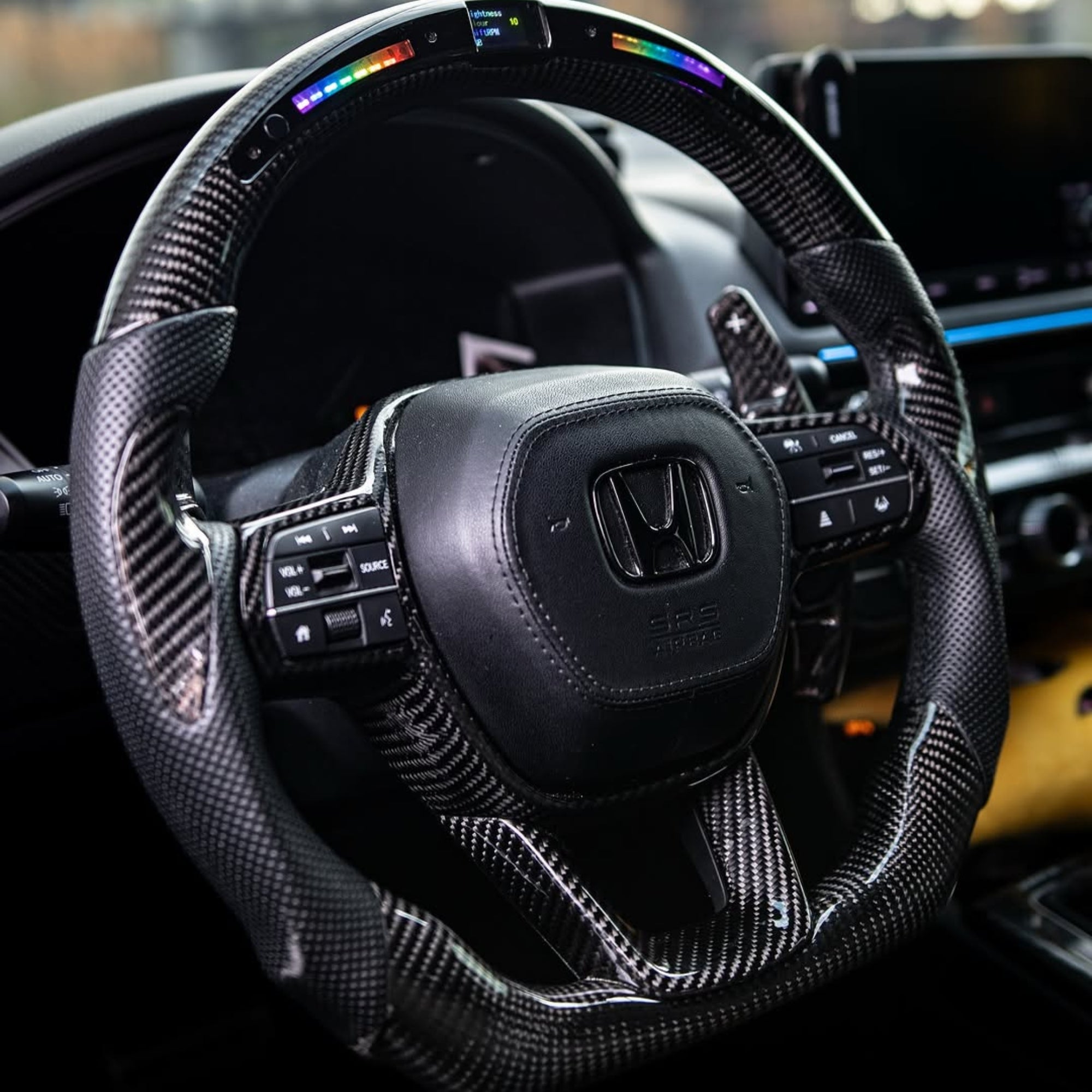 2022+ Civic/Integra Carbon Fiber Steering Wheel