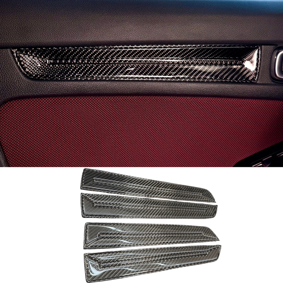 2022+ Civic Soft Carbon Fiber Interior Door Trim