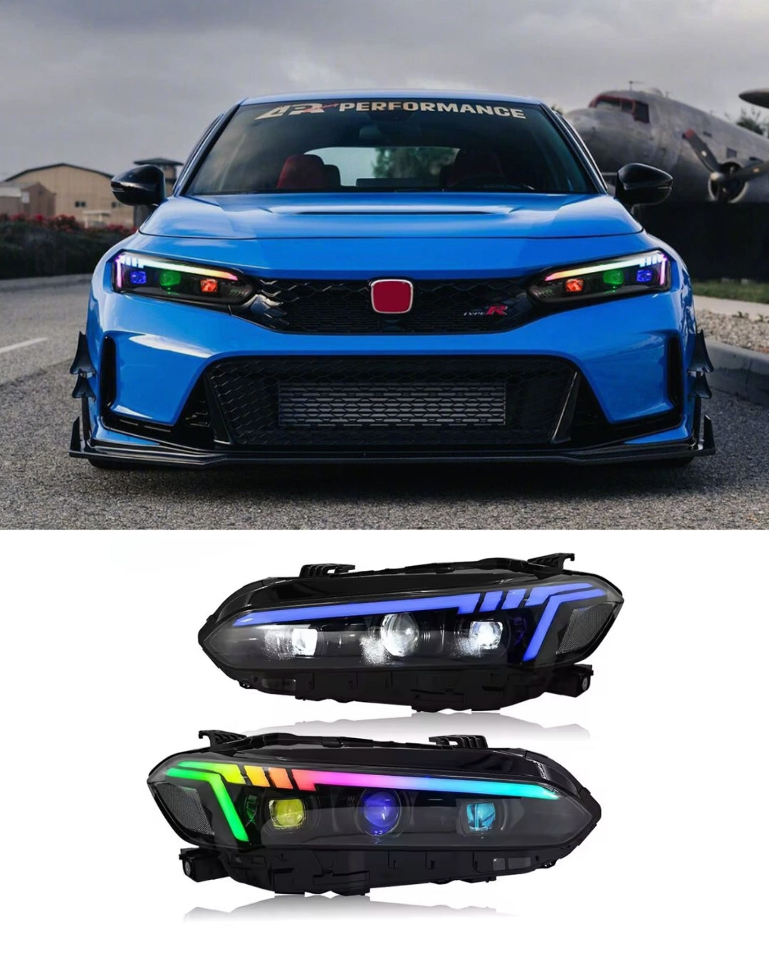 2022+ Honda Civic Sequential LED V1 RGB Headlights