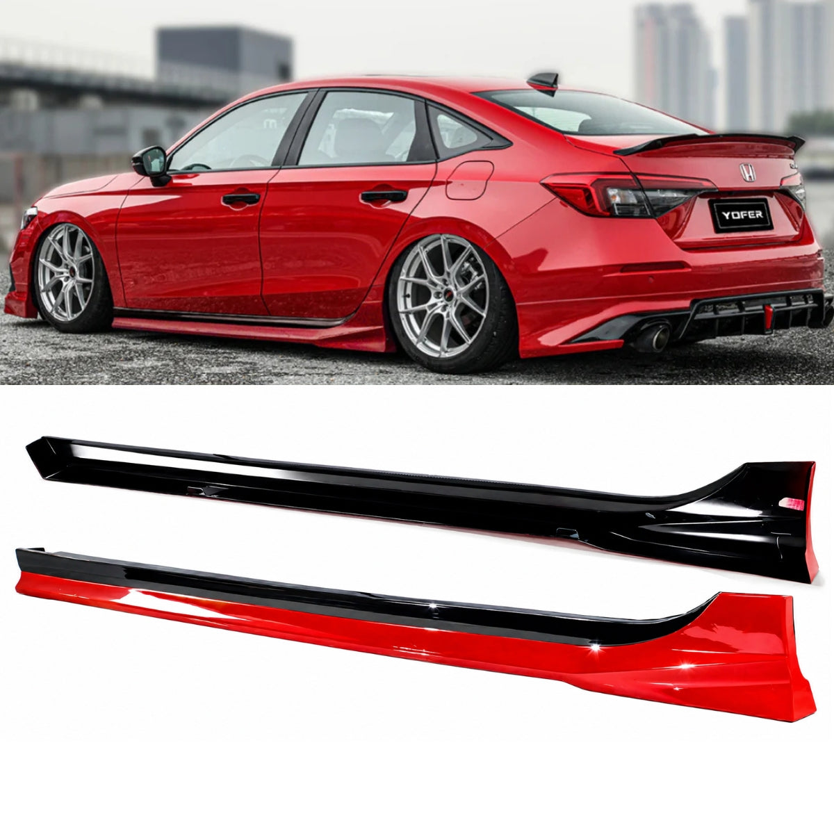 2022-2026 Honda Civic Yofer Side Skirts