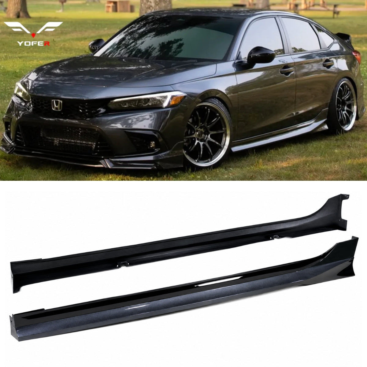 2022-2026 Honda Civic Yofer Side Skirts