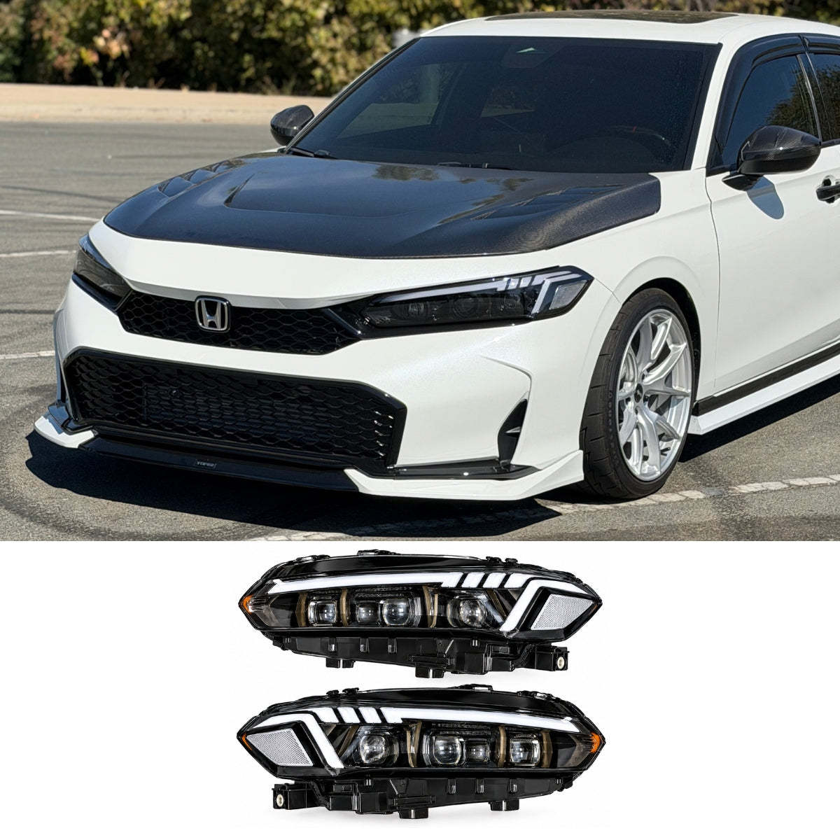 2022+ Honda Civic Sequential LED V1 Headlights