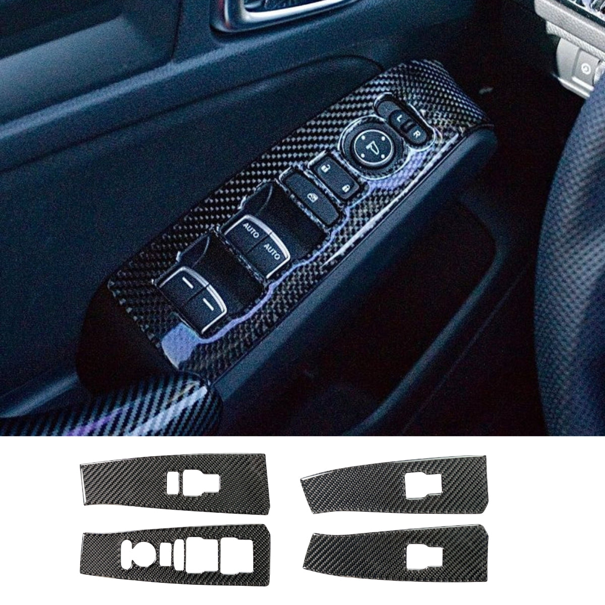 2022+ Honda Civic/integra Carbon Fiber Window Switch Trim