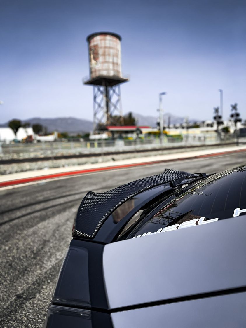 Synth Carbon Carbon Fiber Spoiler for 2016 + Civic X Hatchback FK8/FK7