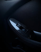 Load image into Gallery viewer, Nissan 370z Carbon Fiber Window Switch Interior Overlays
