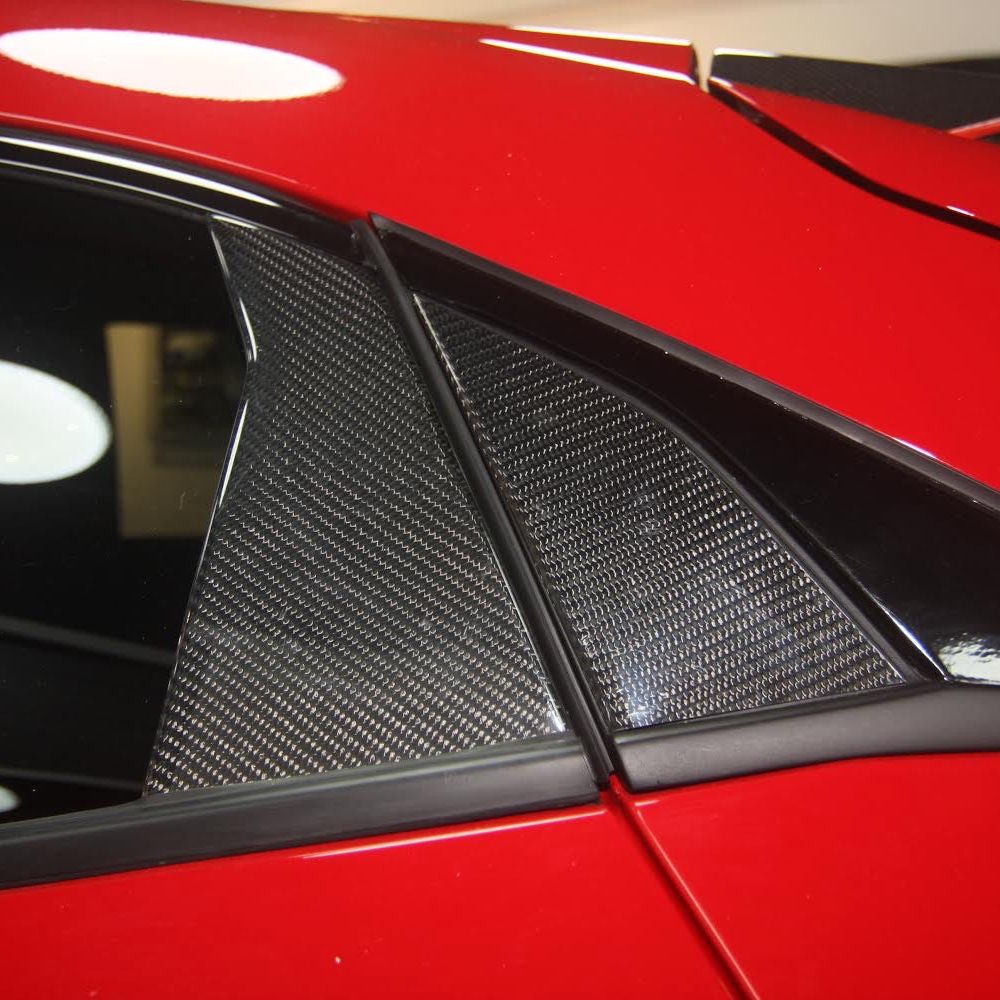 Synth Carbon Carbon Fiber Pillars For Civic X 2016+ Sedan/Hatchback/Coupe