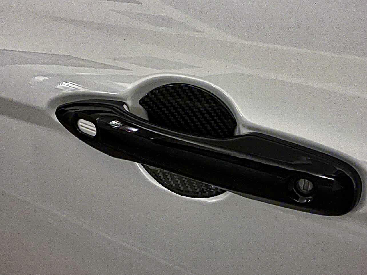 Synth Carbon 2018+ Camry/Corolla Hatchback Carbon Fiber Door Handle Protectors