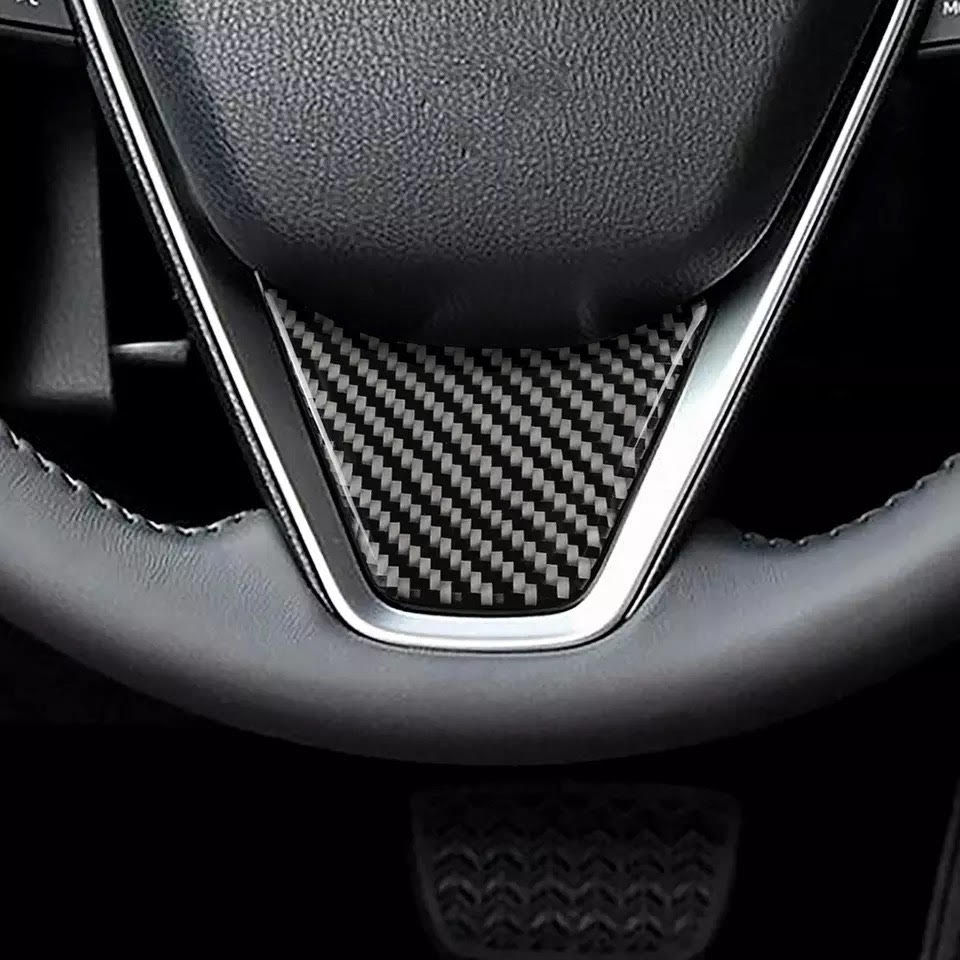 Synth Carbon 2018+ Camry Carbon Fiber Steering Wheel Overlay