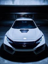 Load image into Gallery viewer, Synth Carbon Carbon Fiber Hood Scoop For FK8 Type R
