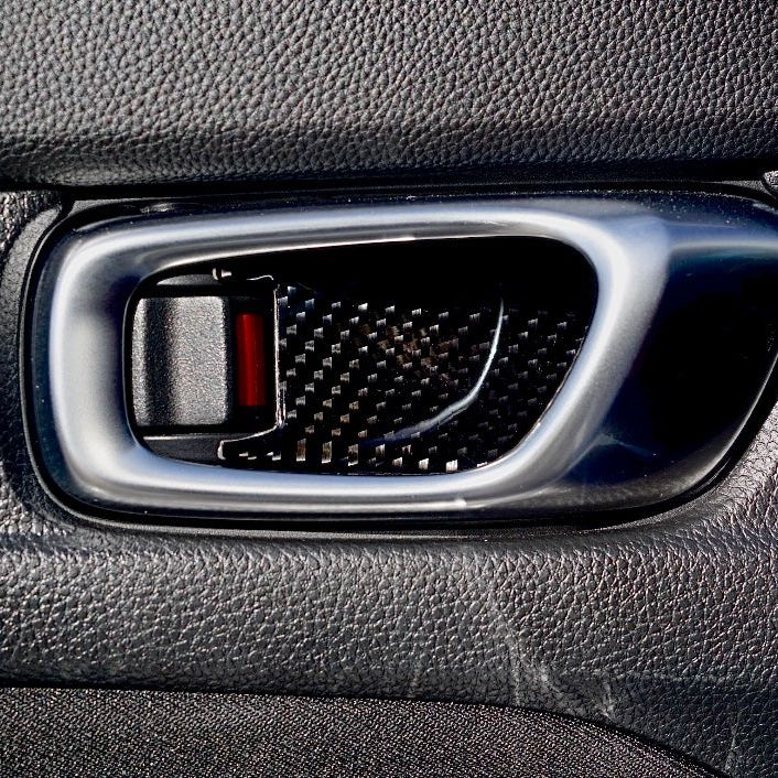 2022+ Honda Civic/Integra Carbon Fiber Inner Door Bowl Trim