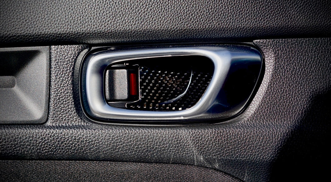 2022+ Honda Civic/Integra Carbon Fiber Inner Door Bowl Trim