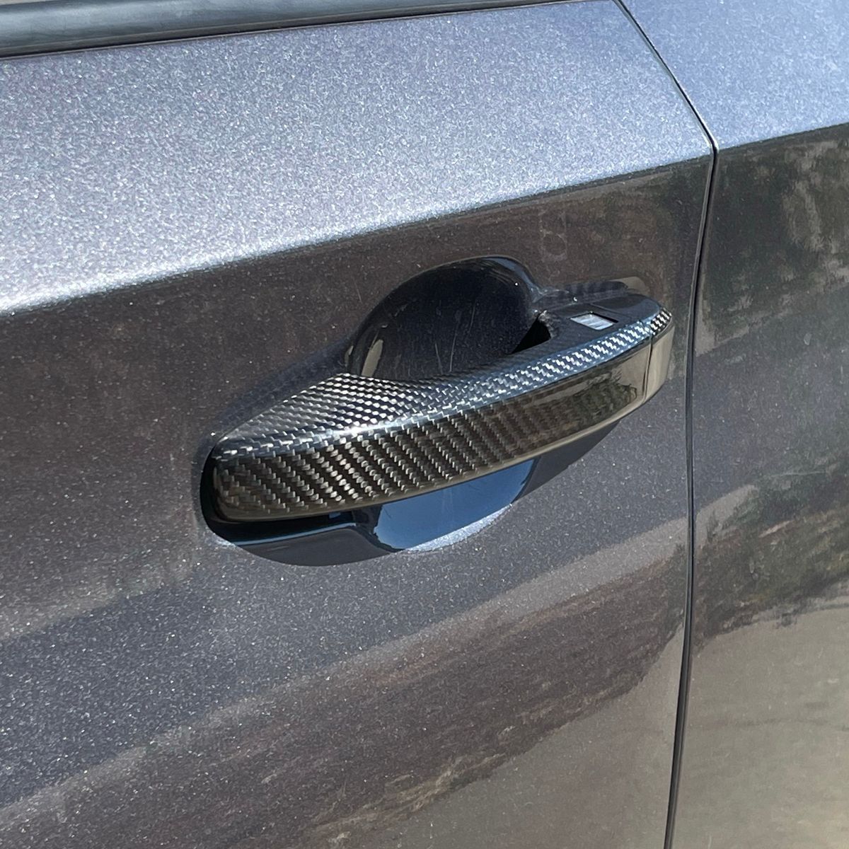 Synth Carbon Ceramic Coated Carbon Fiber Door Handle Covers for 2018+ Honda Accord