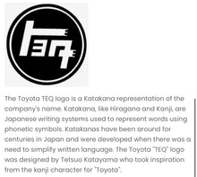 Load image into Gallery viewer, Toyota Vintage TEQ logo Carbon Fiber Leatherette Keychain
